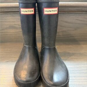Hunter Kids Classic Black Rain Boots